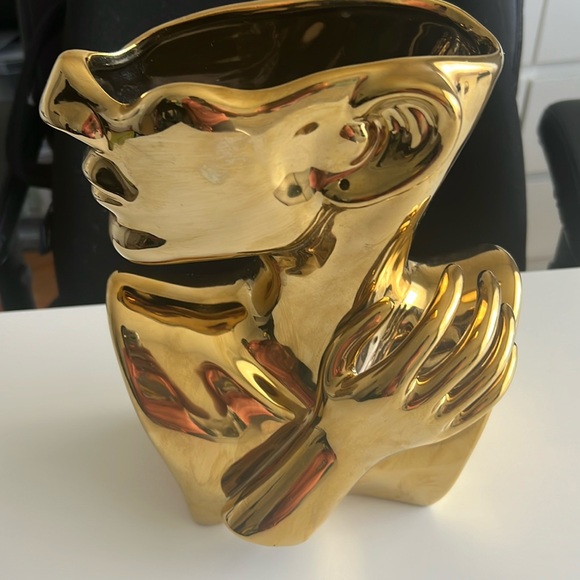 Ceramics Statue Flower Vase Face Pots Head Shape design - Picture 1 of 5